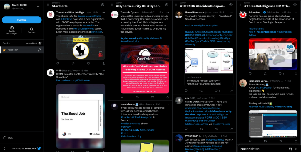 TweetDeck Example